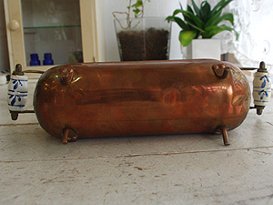 銅製 アンティーク フラワーポット 銅製 水差し ピッチャー ポットフラワーポット フランス アンティーク