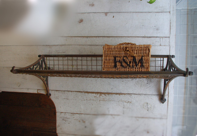 JigsawVintageCo,】アンティーク建材/マテリアル 鉄道 手荷物棚 網棚 JigsawVintageCo,】アンティーク建材/マテリアル 鉄道 手荷物棚 網棚