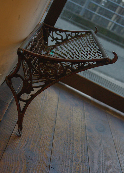 JigsawVintageCo,】アンティーク建材/マテリアル 鉄道 手荷物棚 網棚