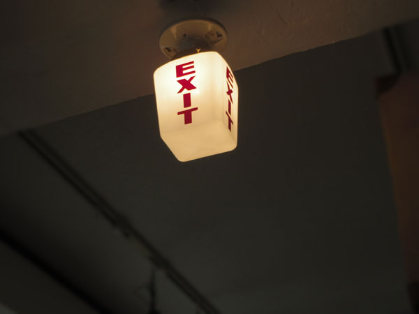 JigsawVintageCo,】新品 陶器のシーリングライト+EXIT ガラス グローブ