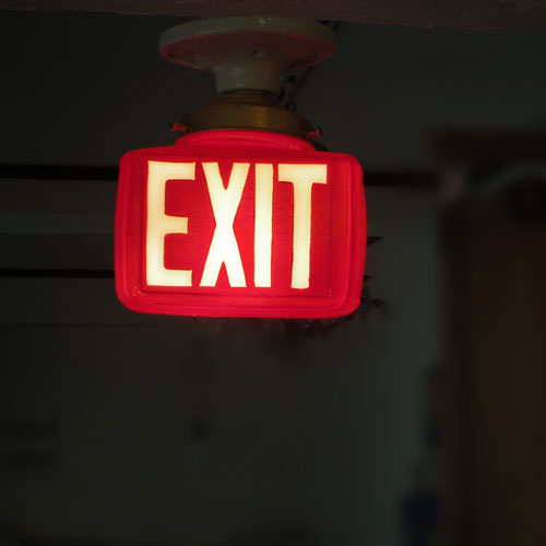 JigsawVintageCo,】新品 陶器のシーリングライト+EXIT ガラスシェード